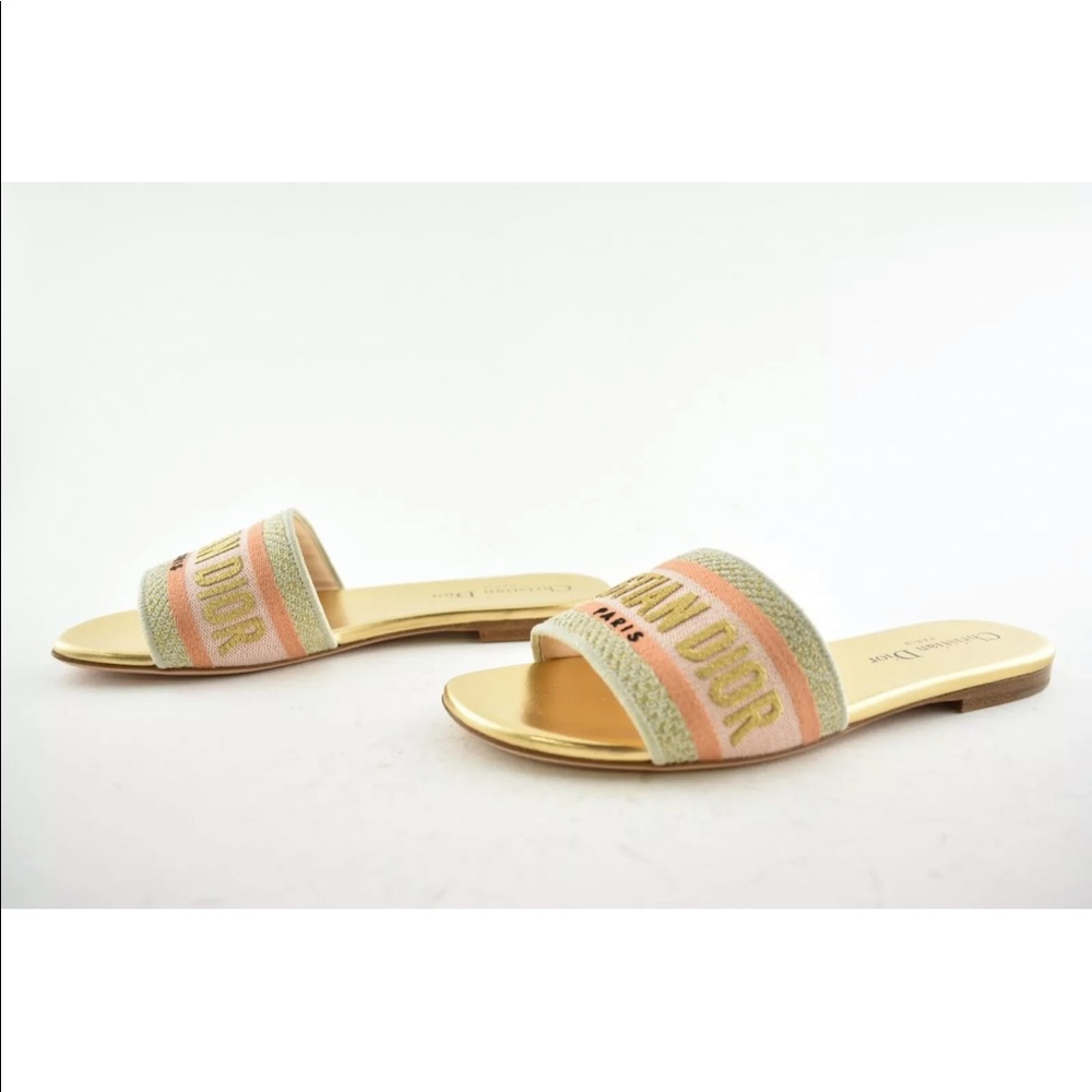 Authentic Dior Dway Slides